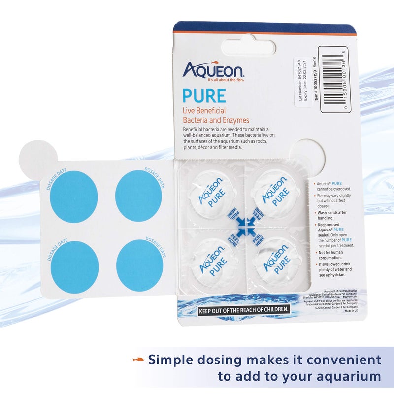 Aqueon Pure Bacteria Supplement - 4 Pack (10 Gallon) - Image 3